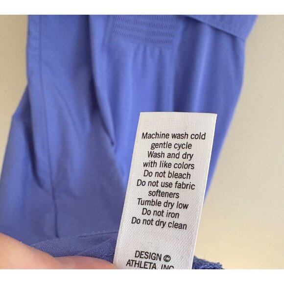 Athleta Periwinkle Purple Casual Sleevless Athleisure Sundress Size 6 TALL - Picture 10 of 12